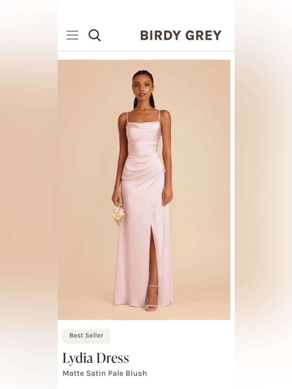 Birdy Grey Pink Lydia Dress Size Medium